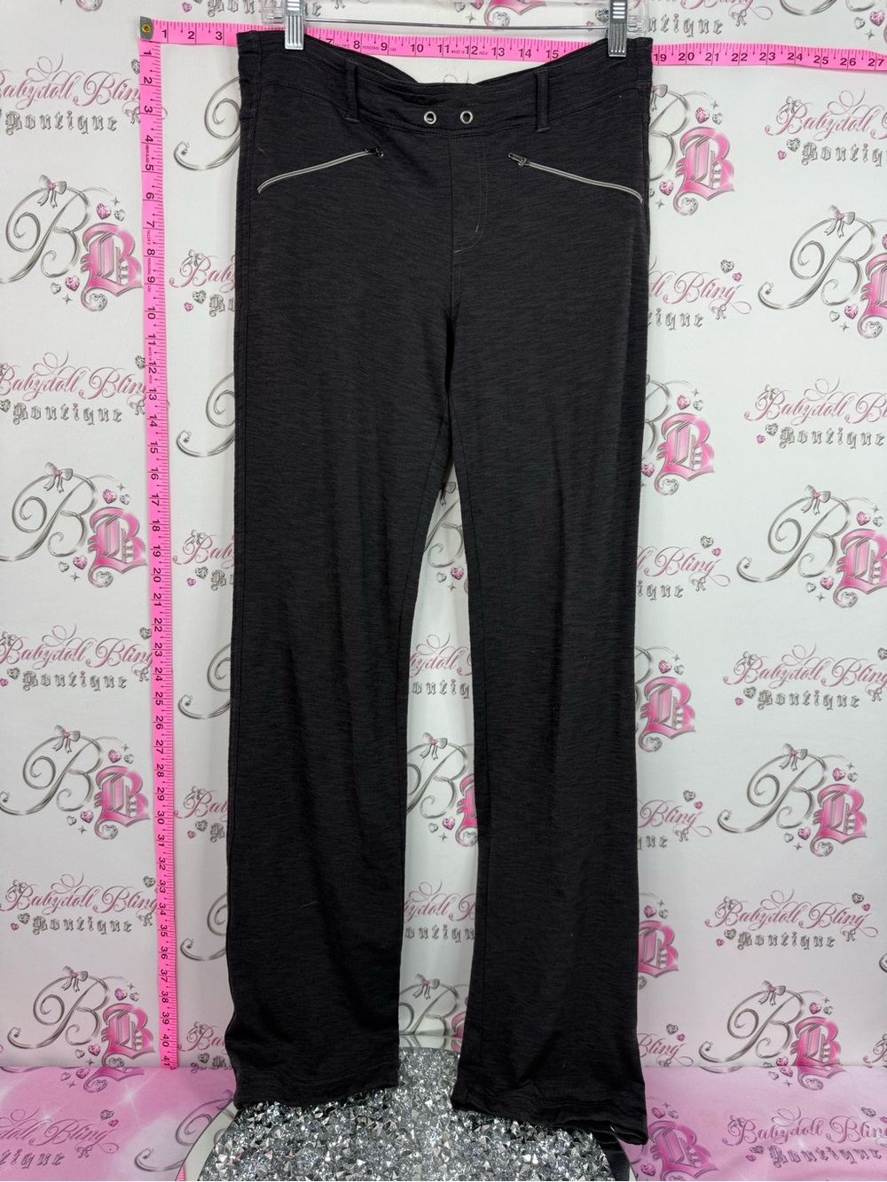Kuhl Black Stretch Casual Pants with Zip Pockets